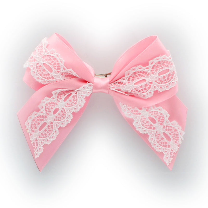 Pale Pink – 5cm Satin Ribbon Bow – (Self Adhesive) – 12 Pack – Italian  Options